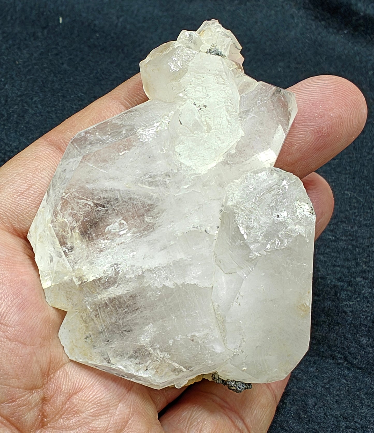 Natural faden quartz crystal 108 grams