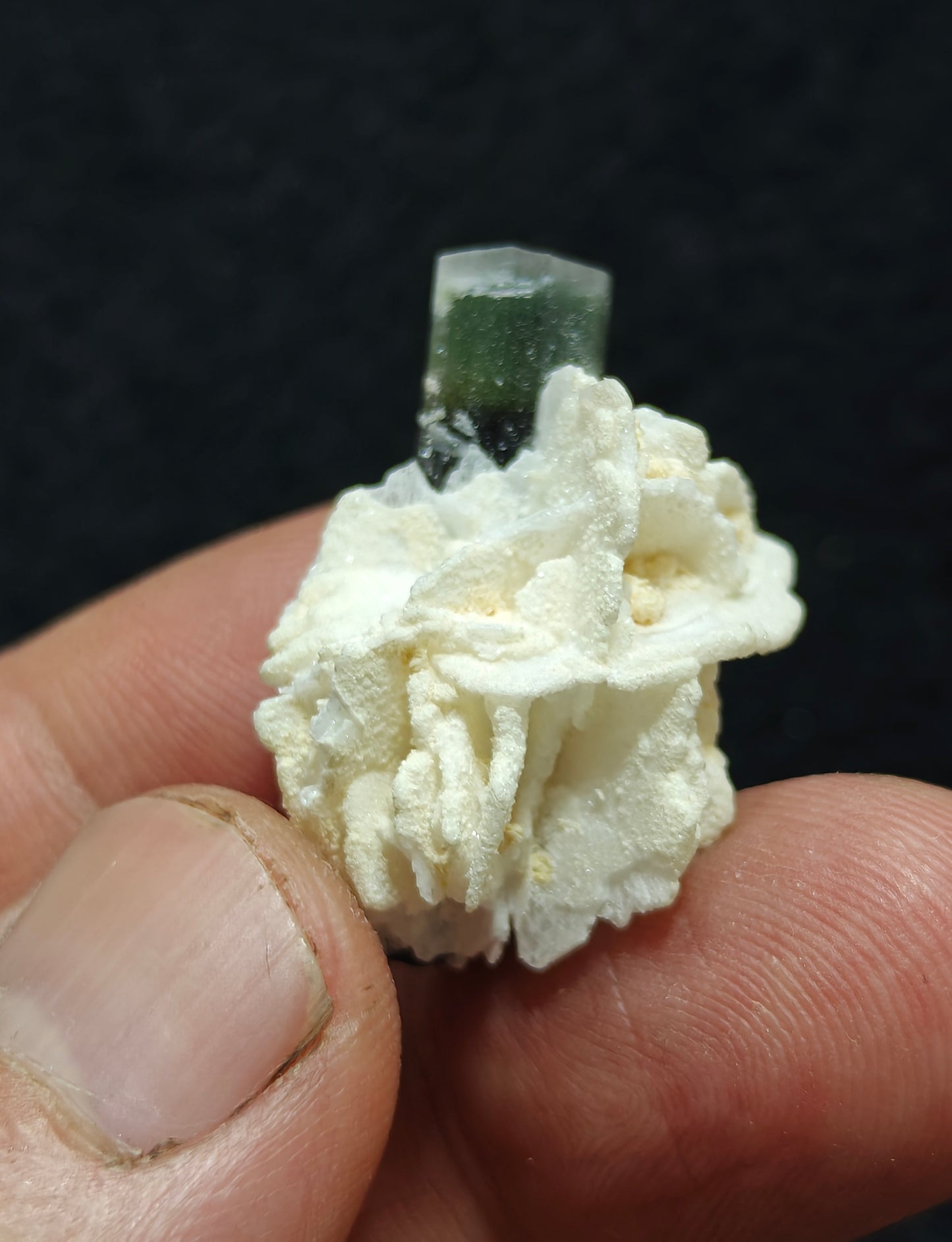 Natural multicolor Tourmaline crystal 7 grams