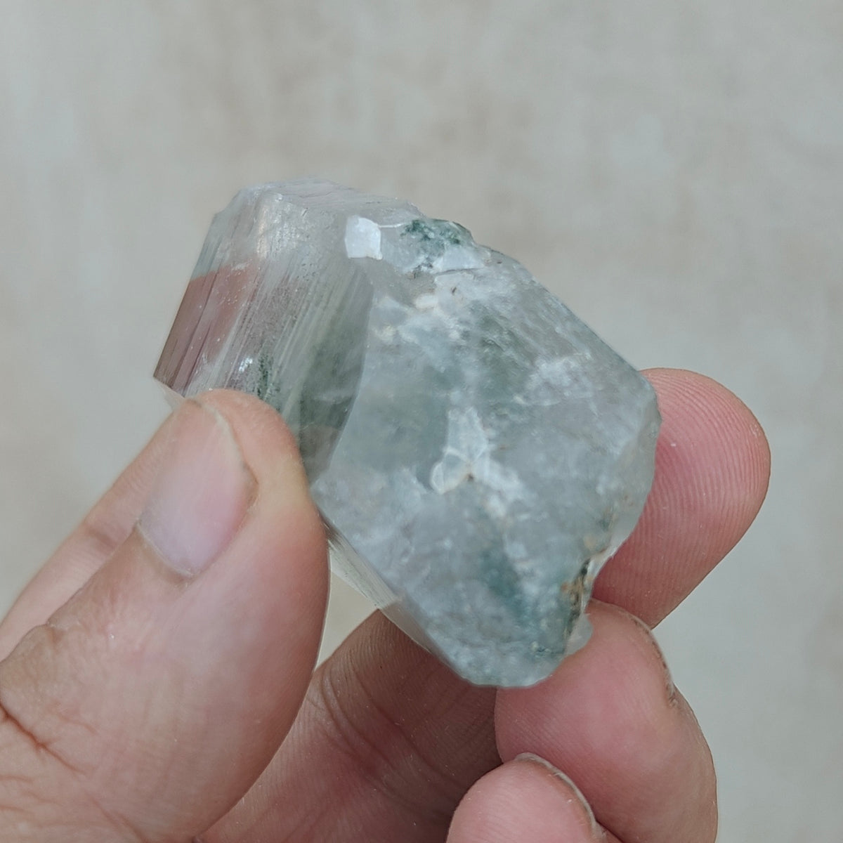 Natural Chlorite Quartz crystal 92 grams
