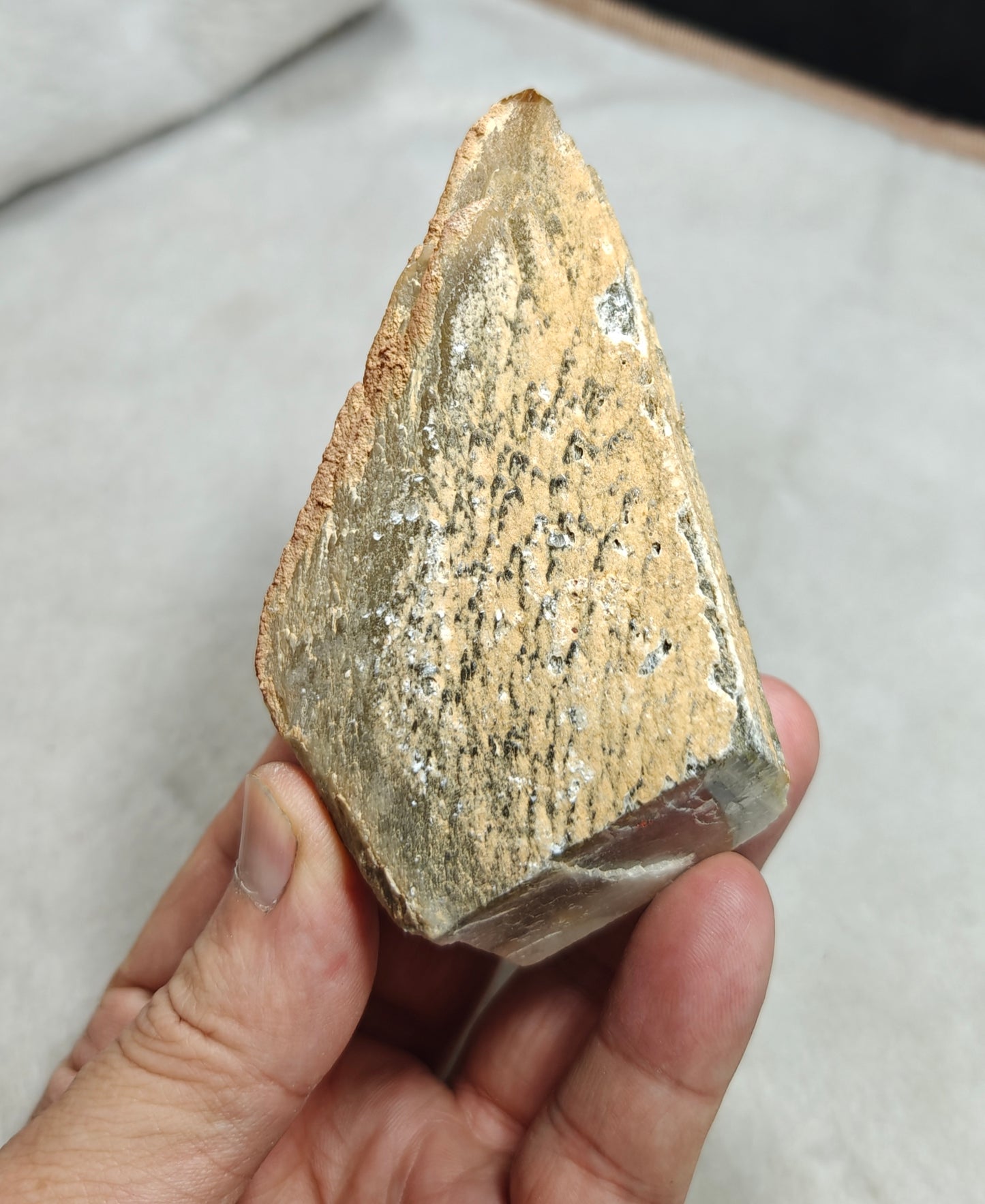 Naturally terminated Dogteeth Calcite Crystal 274 grams