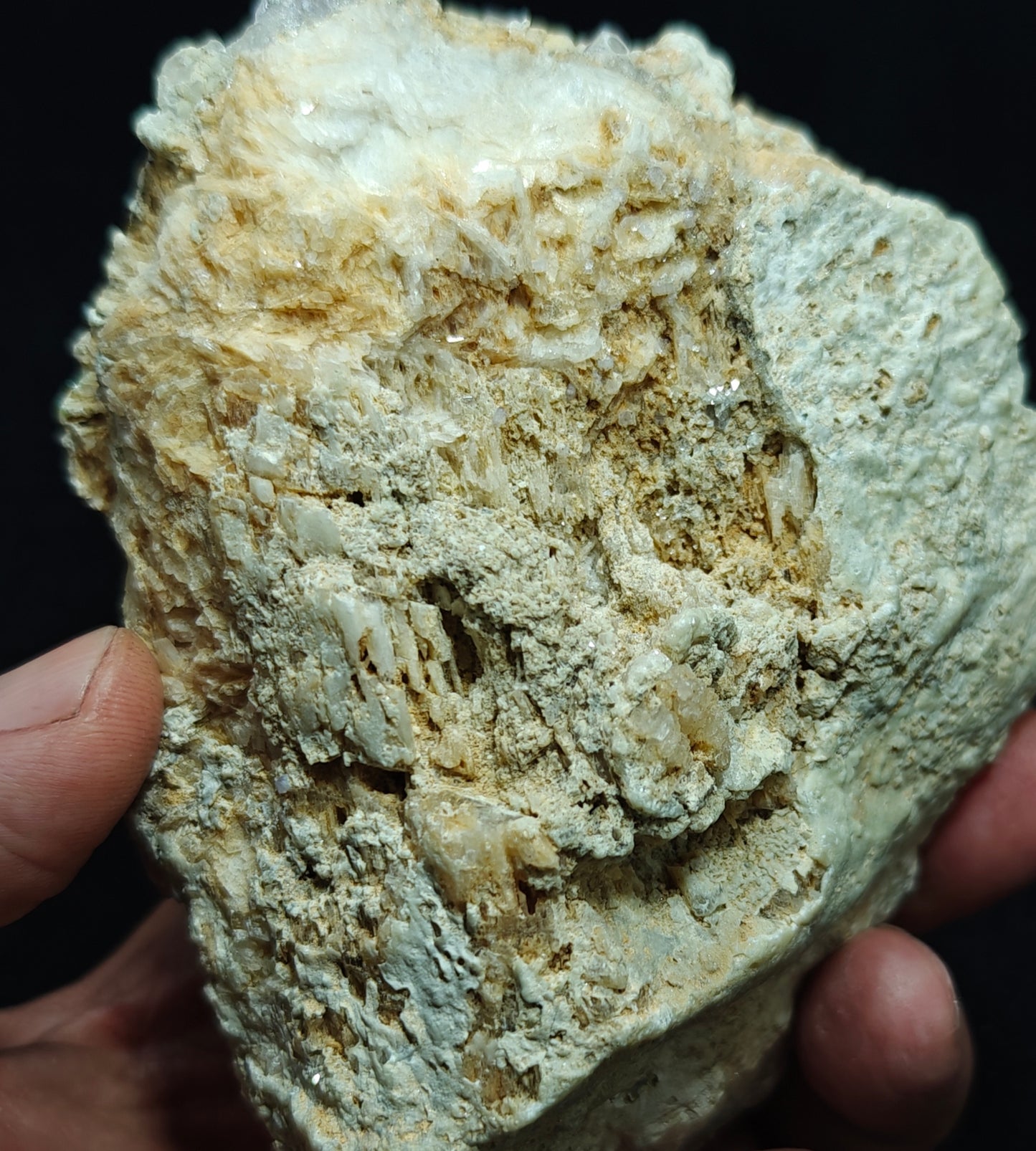 Purple Apatite crystals on matrix 528 grams