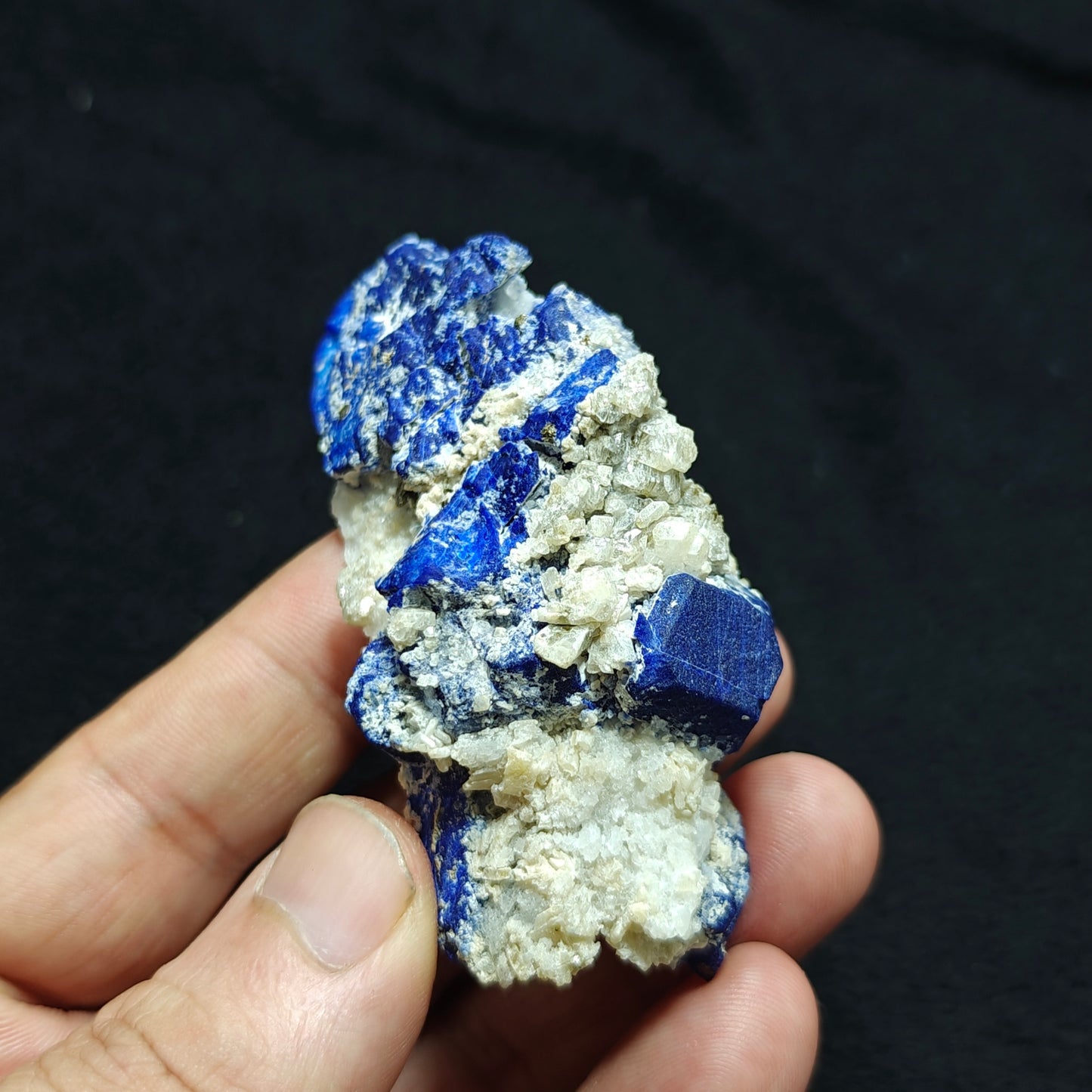 Natural Lazurite/afghanite on matrix with Pyrite 90 grams