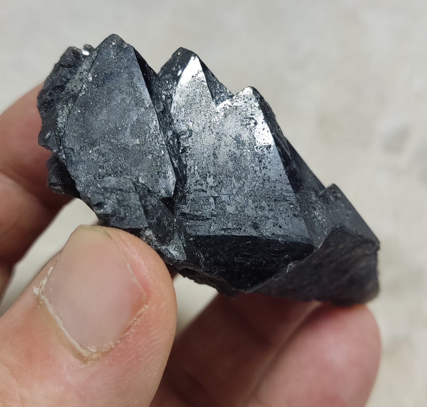 Natural Terminated Black Quartz Crystal 76 grams