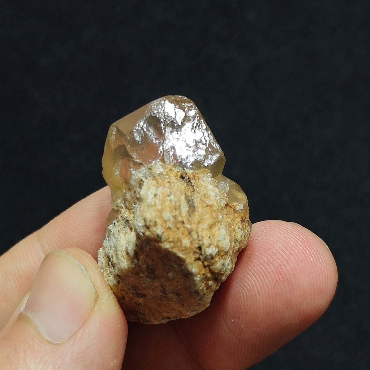 Aegirine included astrophyllite Quartz Crystal 20 grams