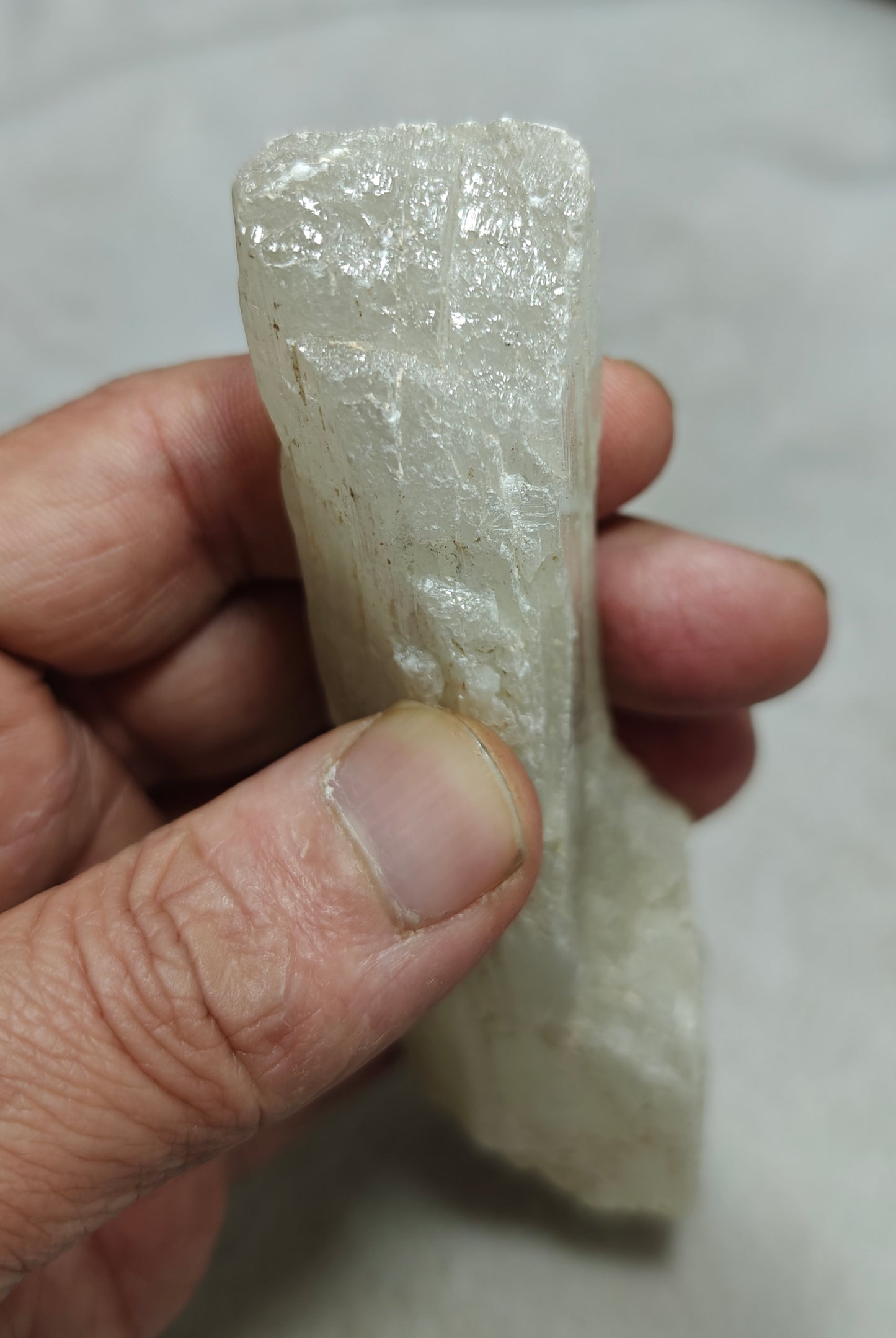 Terminated spodumene crystal 208 grams