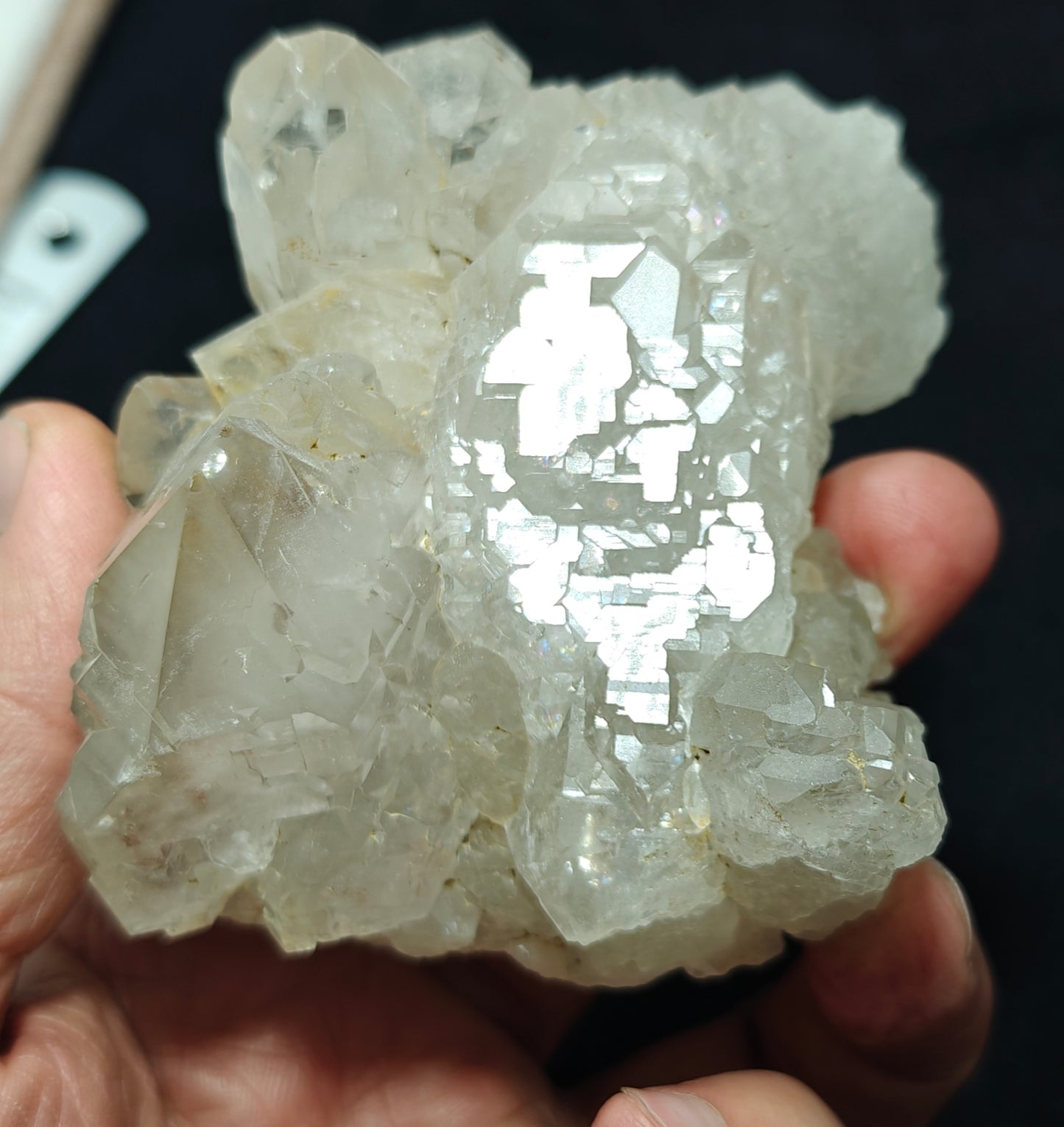Very unique Elestial Quartz Crystal 425 grams