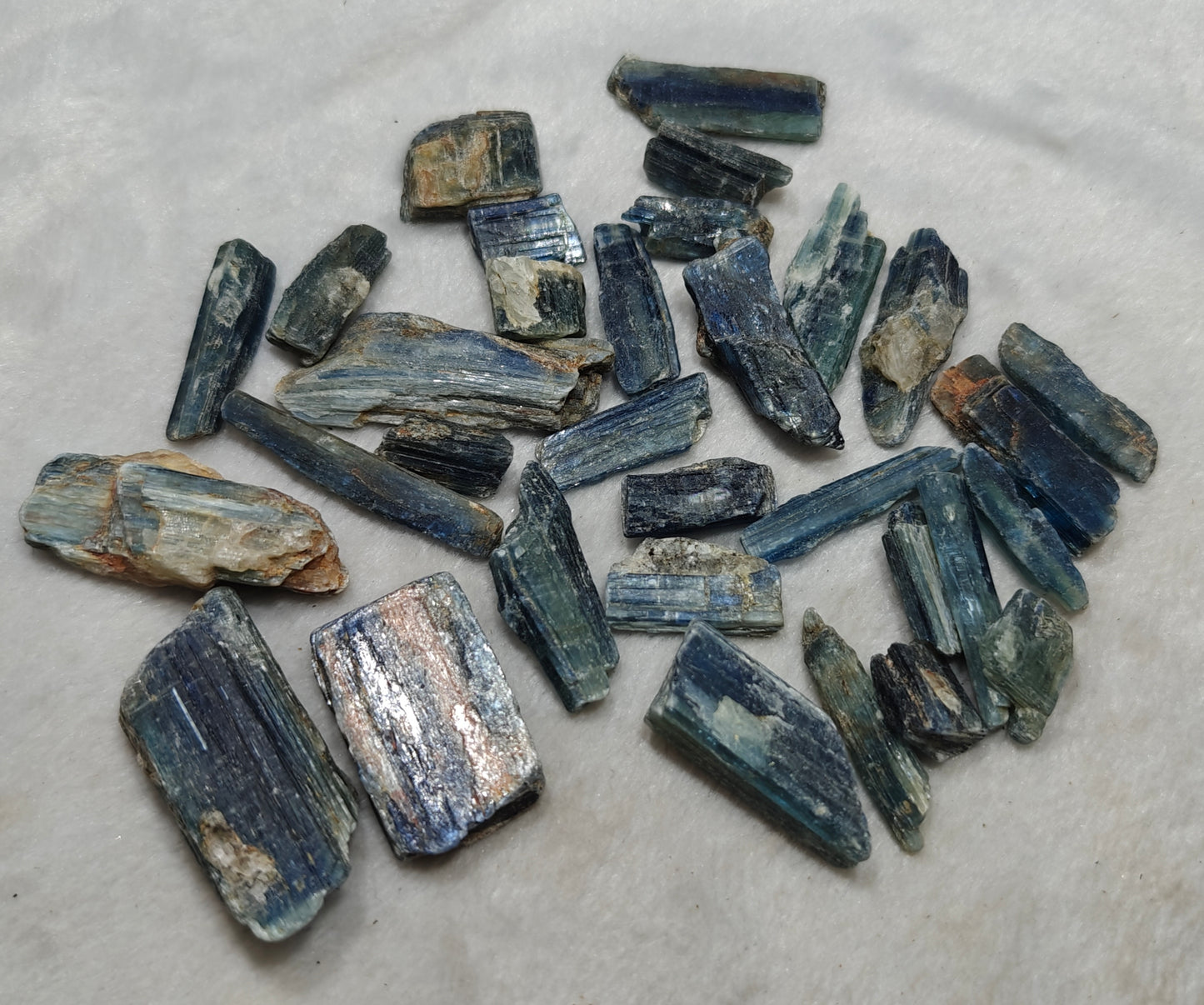 Natural kyanite crystals collection 200 grams