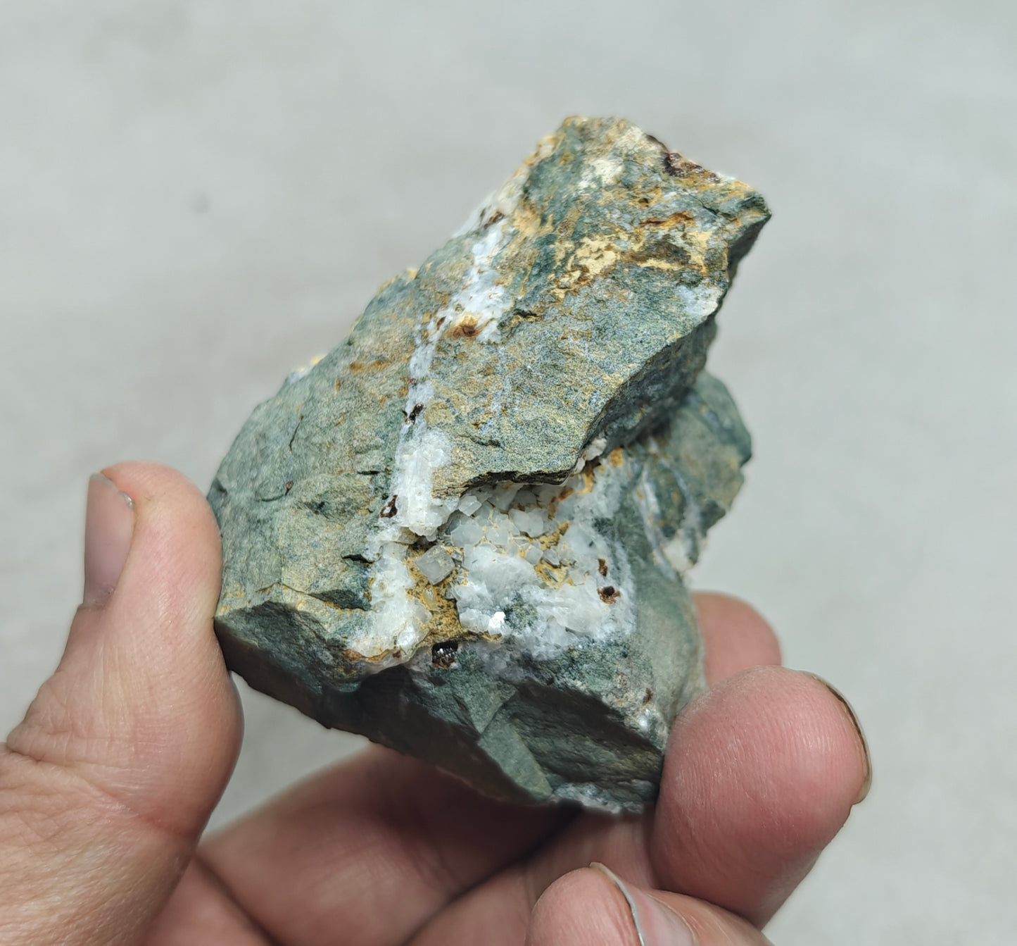 Lusterous crystal of Vesuvianite on matrix 165 grams