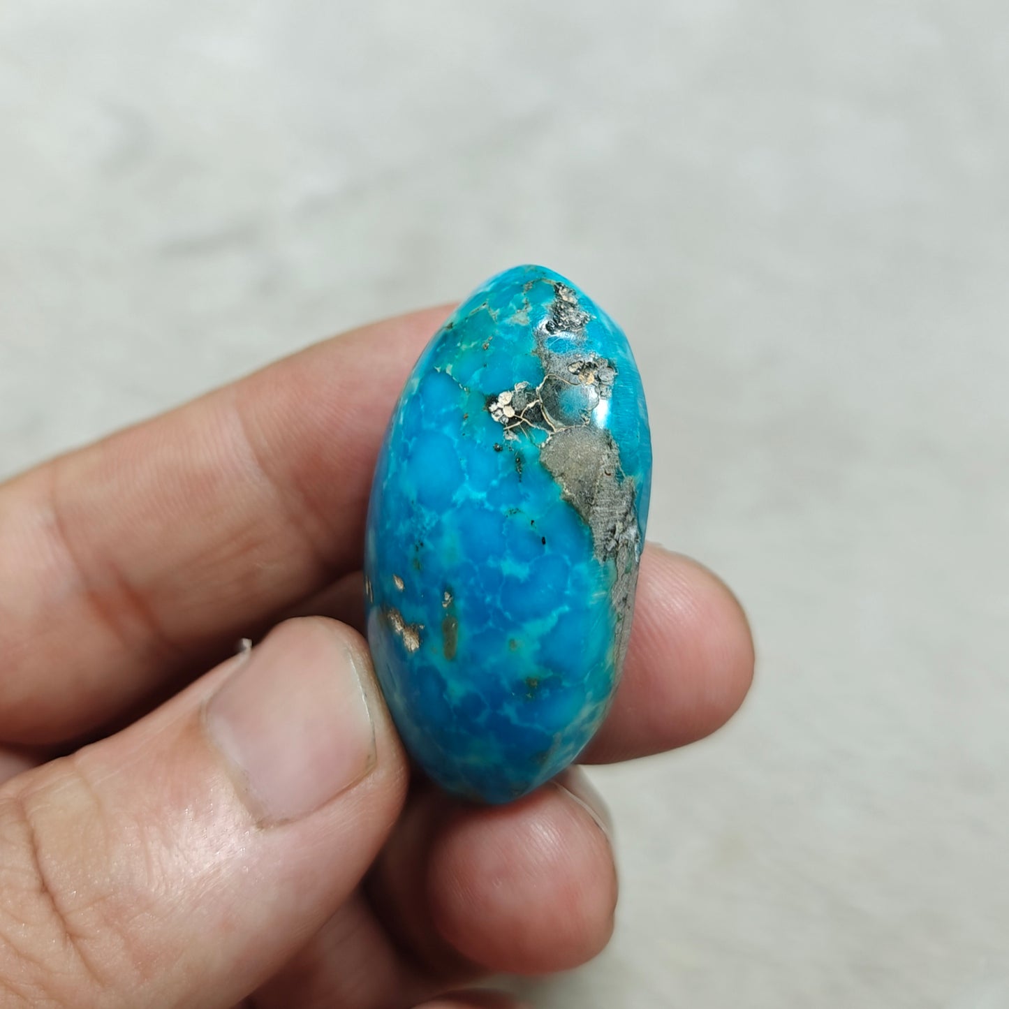 natural stabilized turquoise cabochon 26 grams