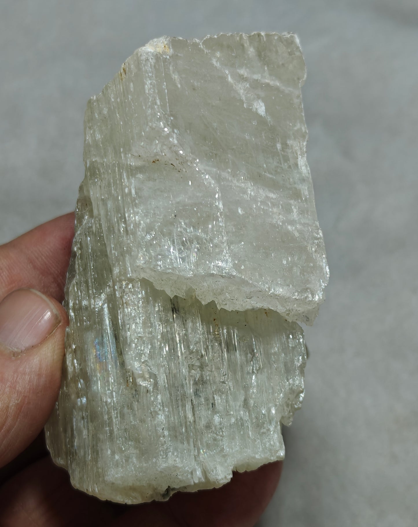 Natural spodumene crystal 264 grams