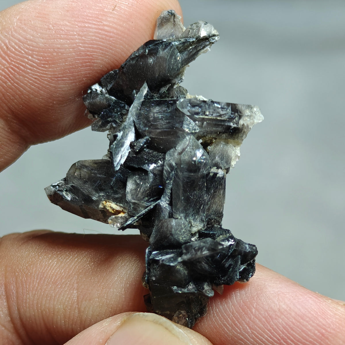 Brookite Quartz thumbnail cluster 6 grams