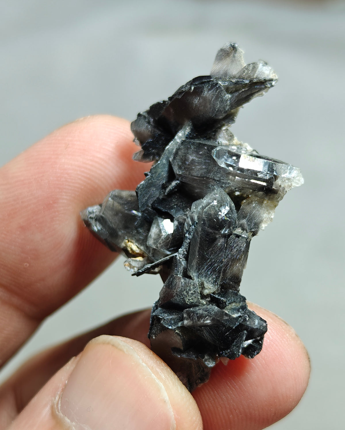 Brookite Quartz thumbnail cluster 6 grams