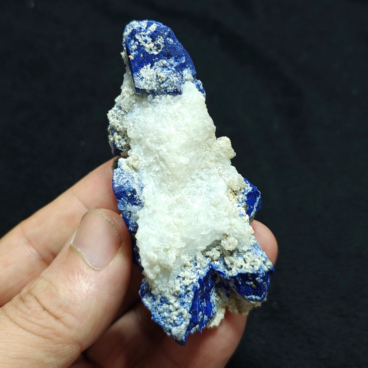 Natural Lazurite/afghanite on matrix with Pyrite 90 grams