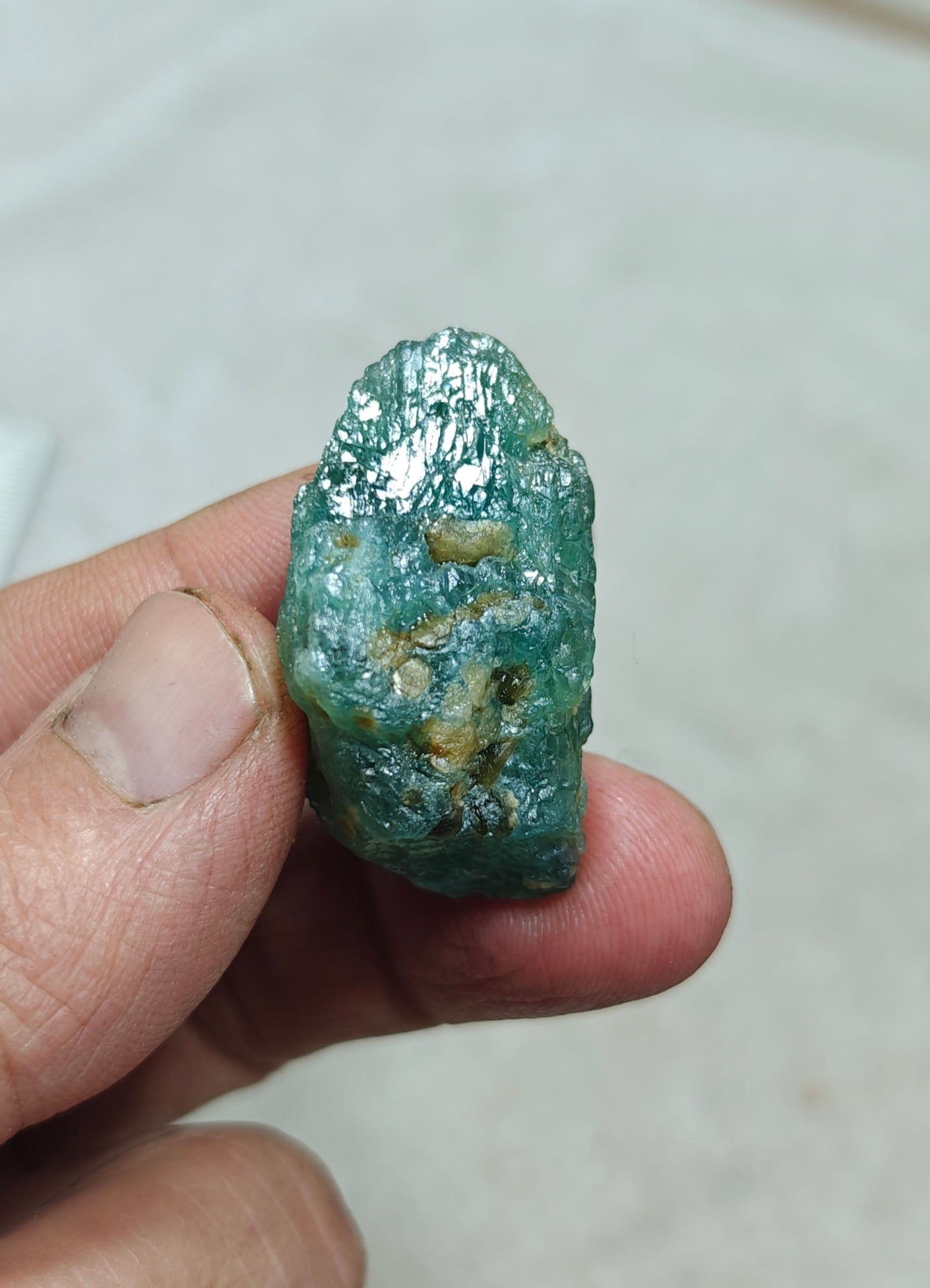 Single beautiful natural rare Grandidierite rough piece 22 grams