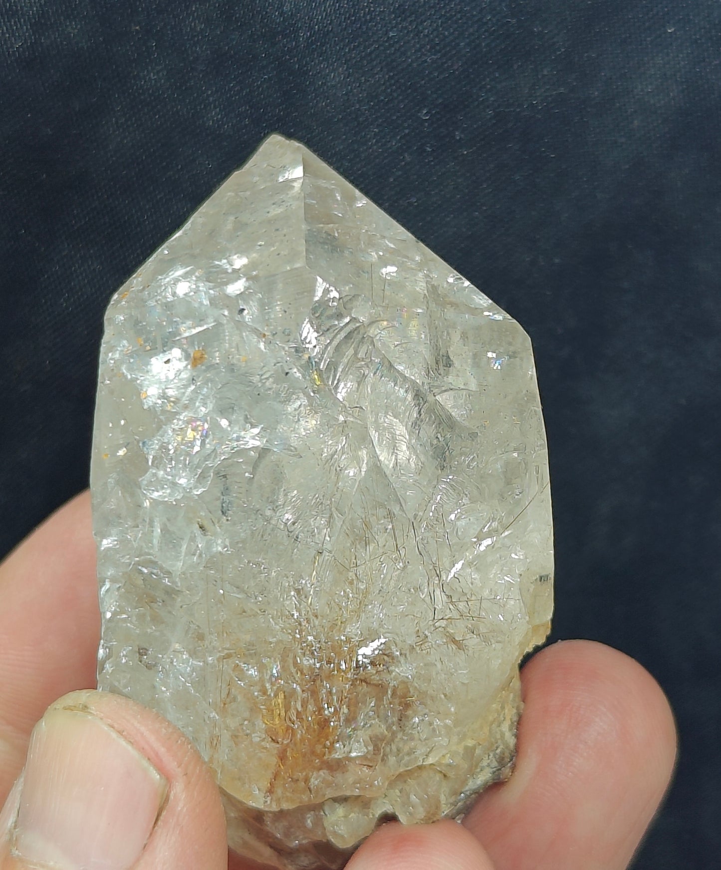 Rutile included quartz Crystal 135 grams
