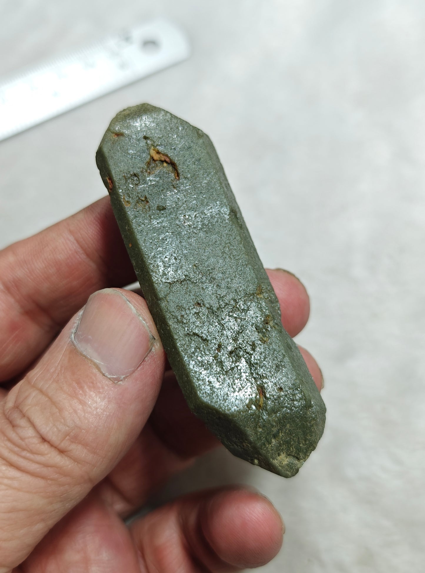 Natural double terminated Chlorite Quartz 46 grams