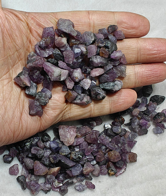 Natural fluorescent spinel collection 160 grams