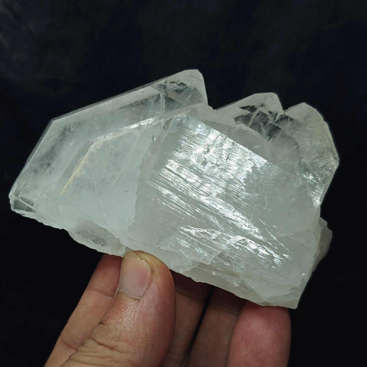 Natural faden quartz crystal 249 grams