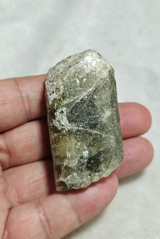 Natural scapolite crystal with Epidote 89 grams