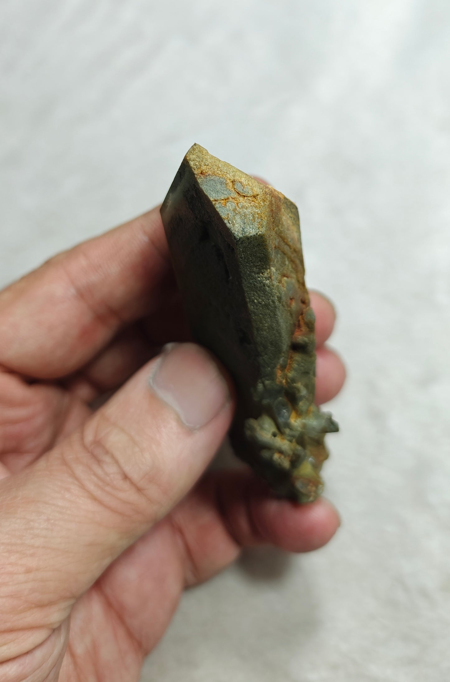 Natural crystal of beautifully terminated Chlorite Quartz 78 grams