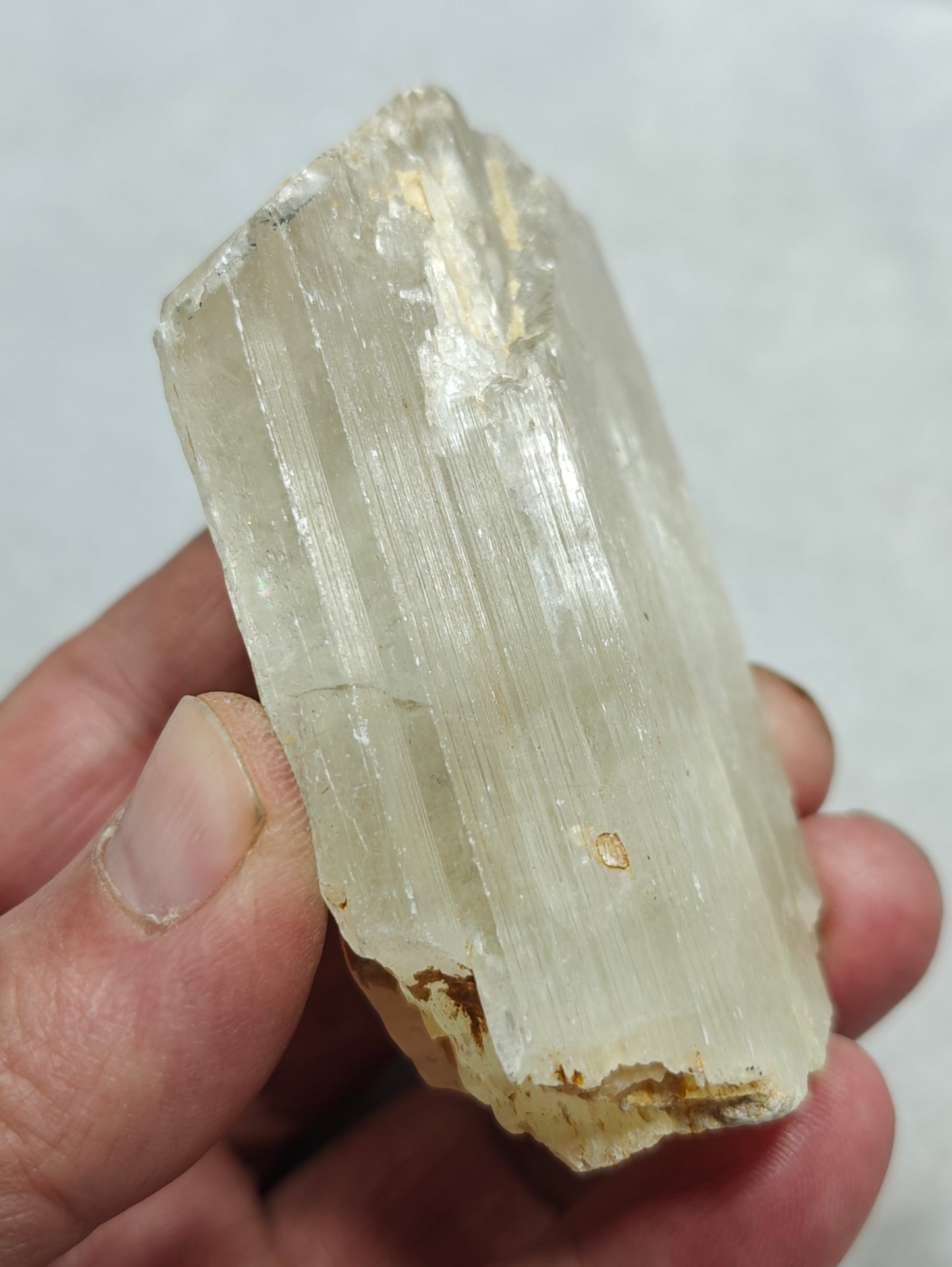 Natural spodumene crystal 248 grams