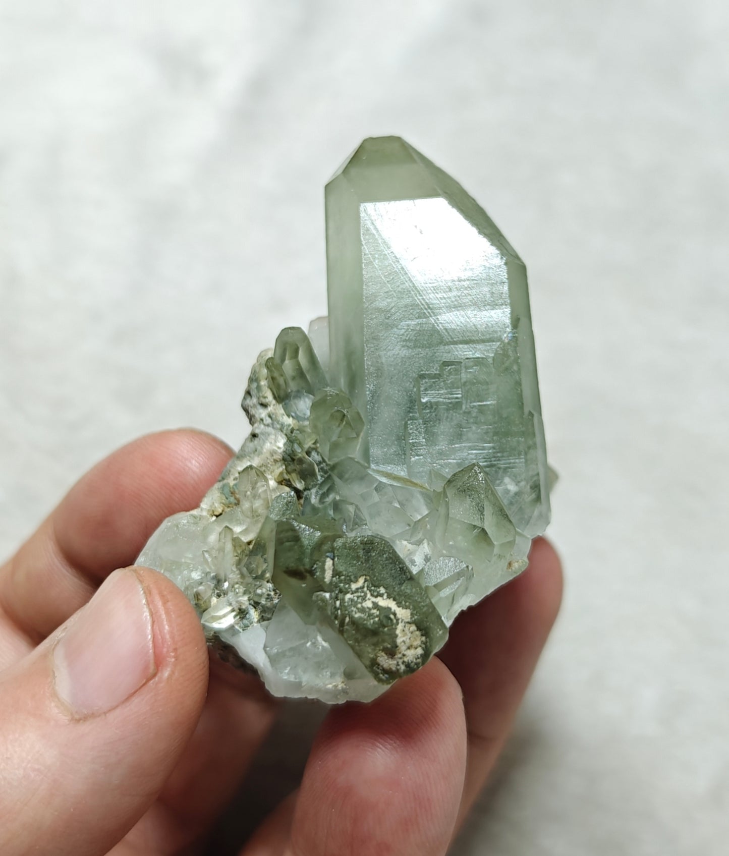Natural Chlorite Quartz 102 grams