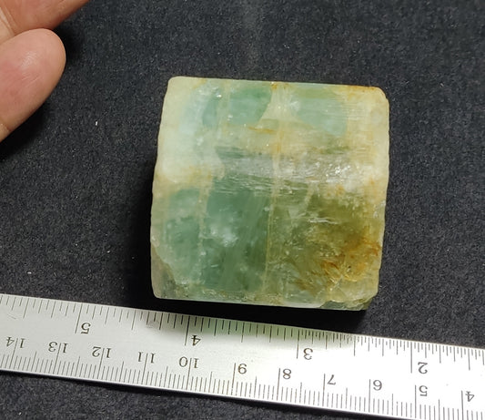 Natural double terminated aquamarine crystal 236 grams