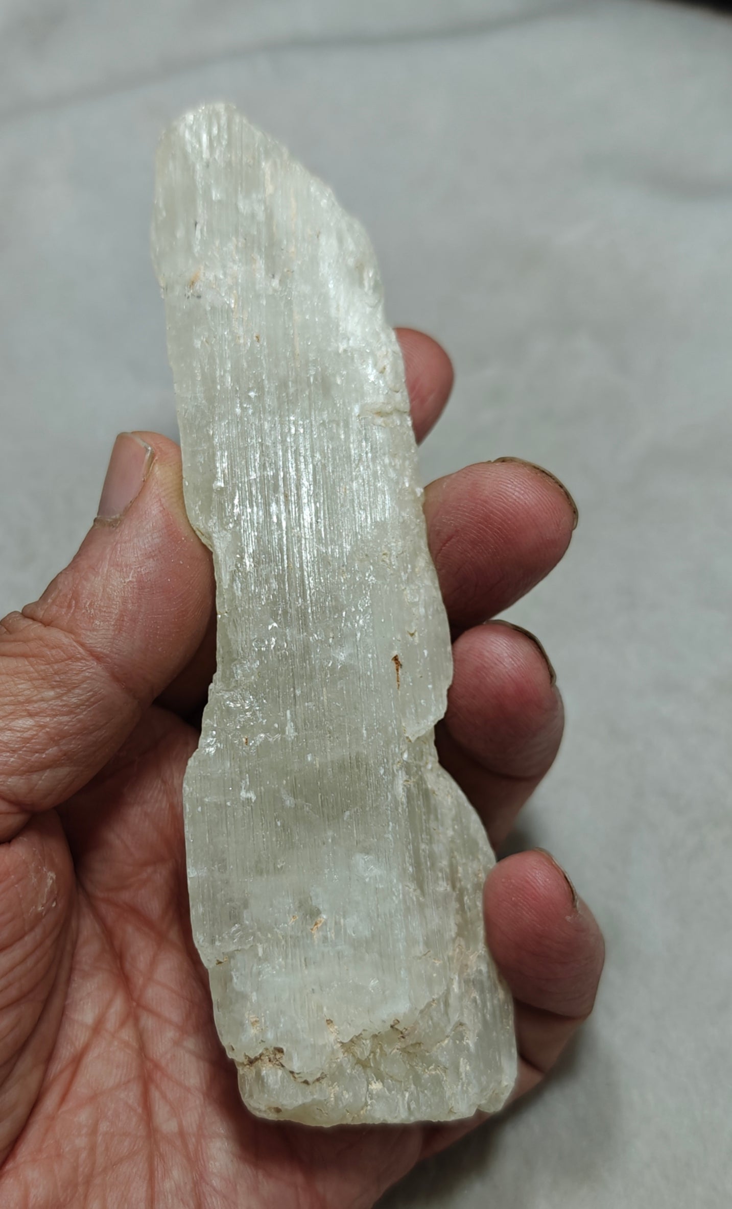 Terminated spodumene crystal 208 grams