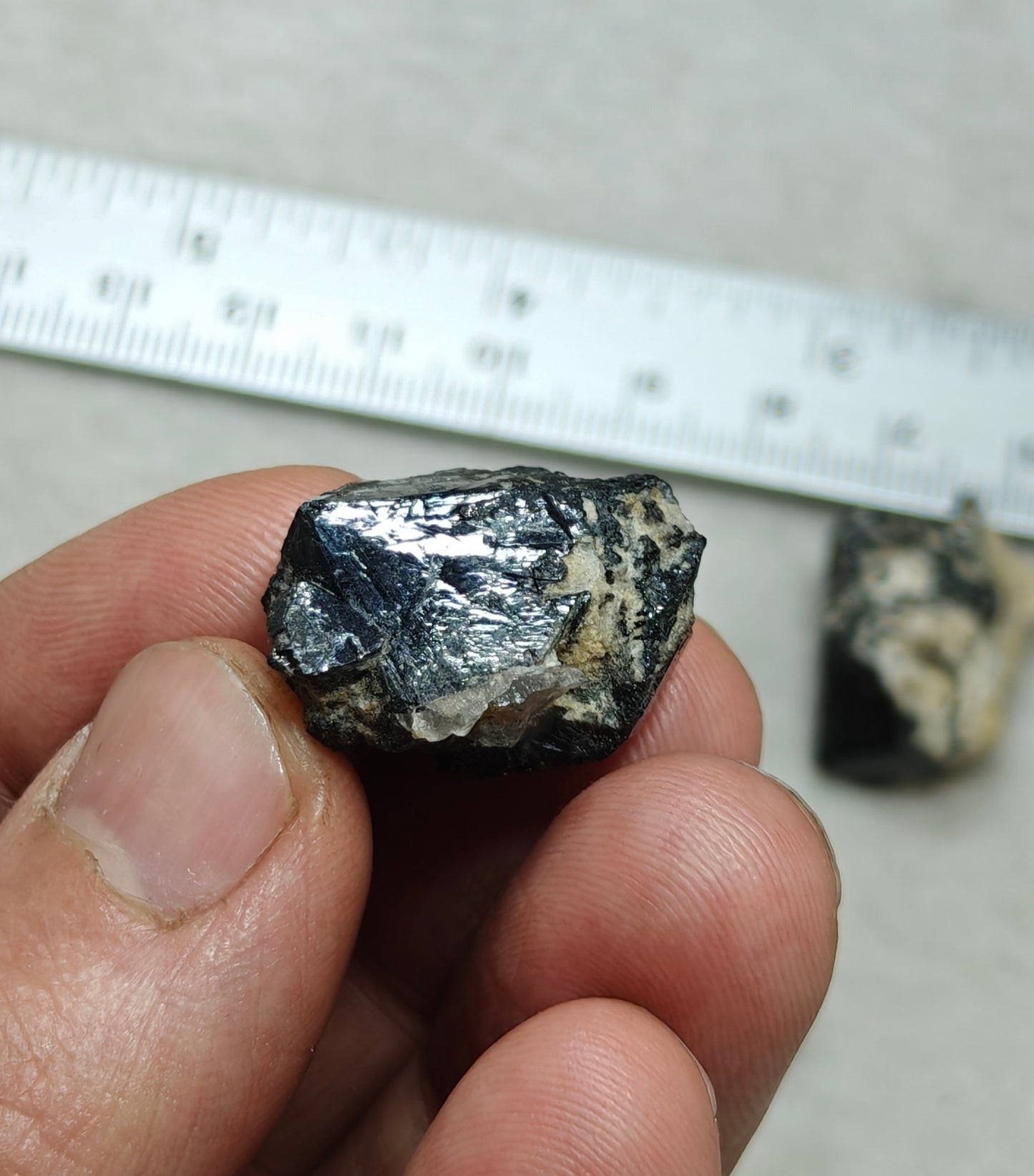 Collection of 5 cassiterite crystals 57 grams total weight