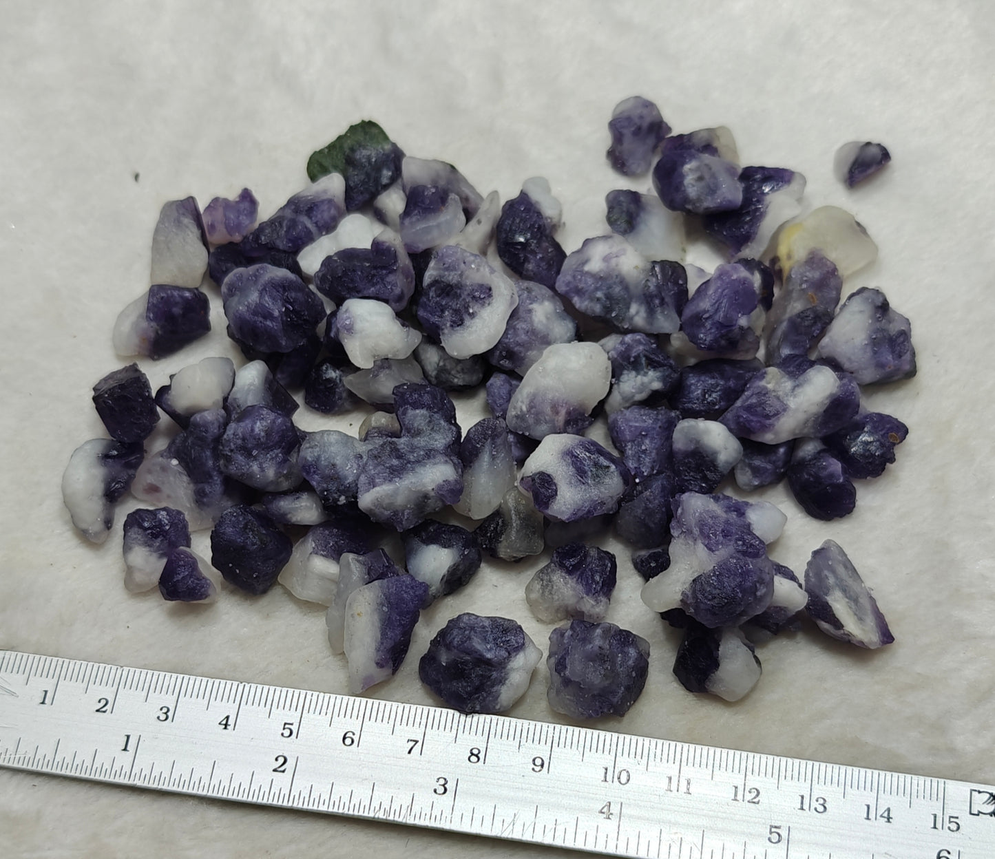 Purple scapolite collection 190 grams