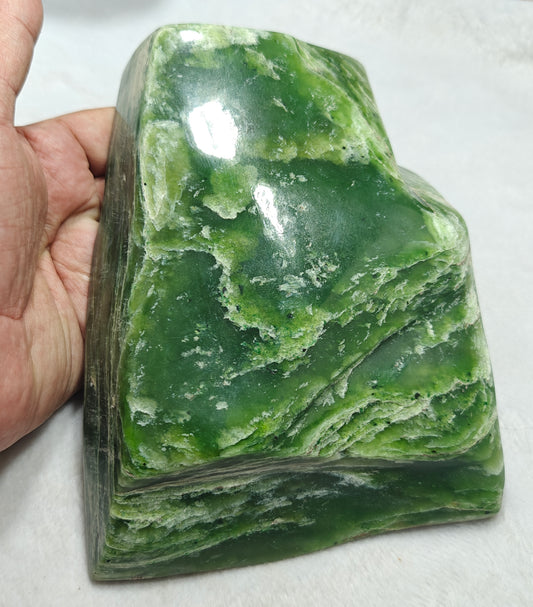 Polished Nephrite tumble freeform 1570 grams