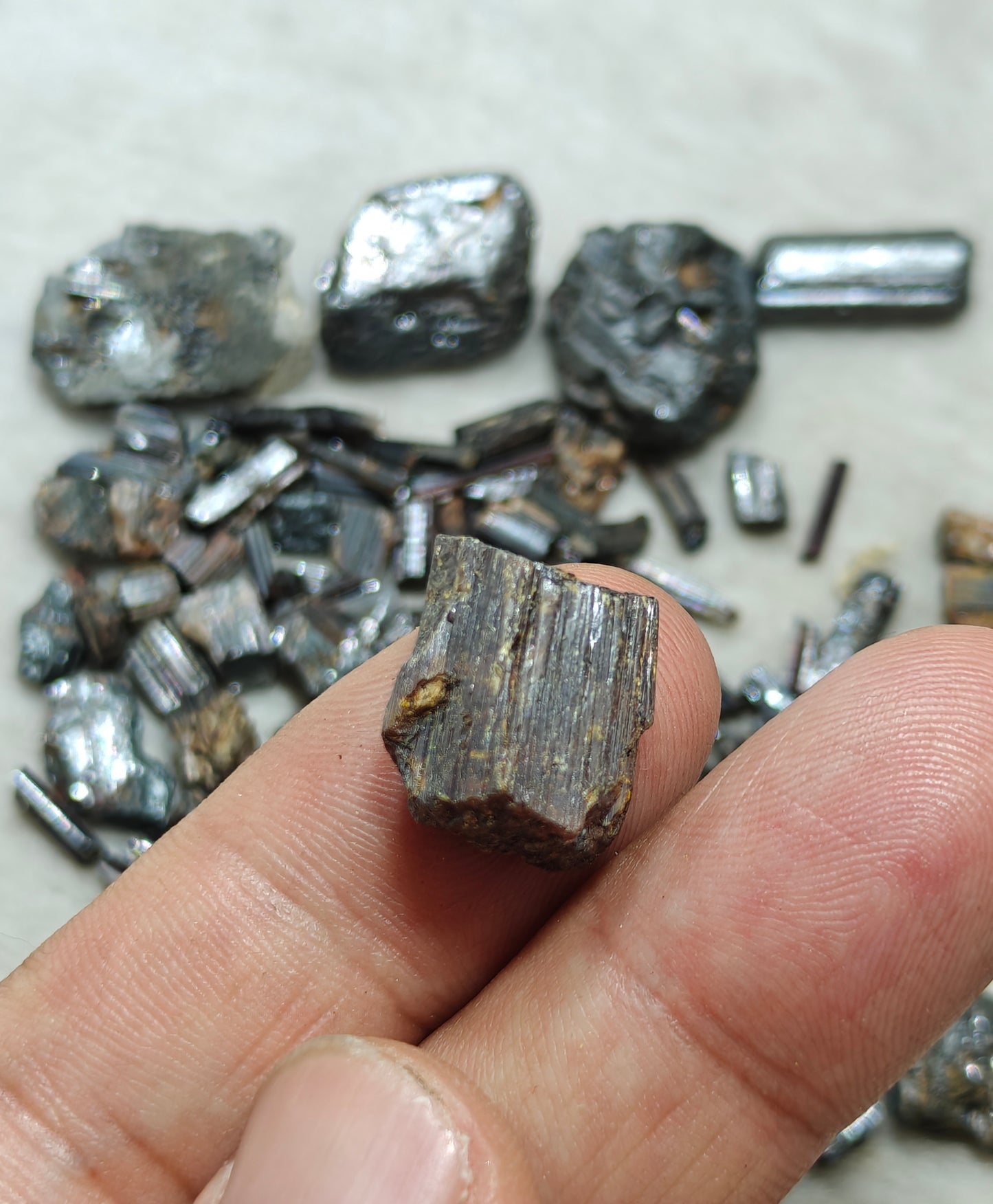 Rare rutiles crystals collection 66 grams