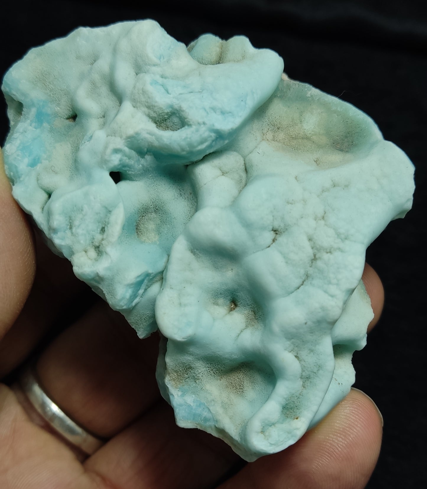 Natural Blue Aragonite 206 grams