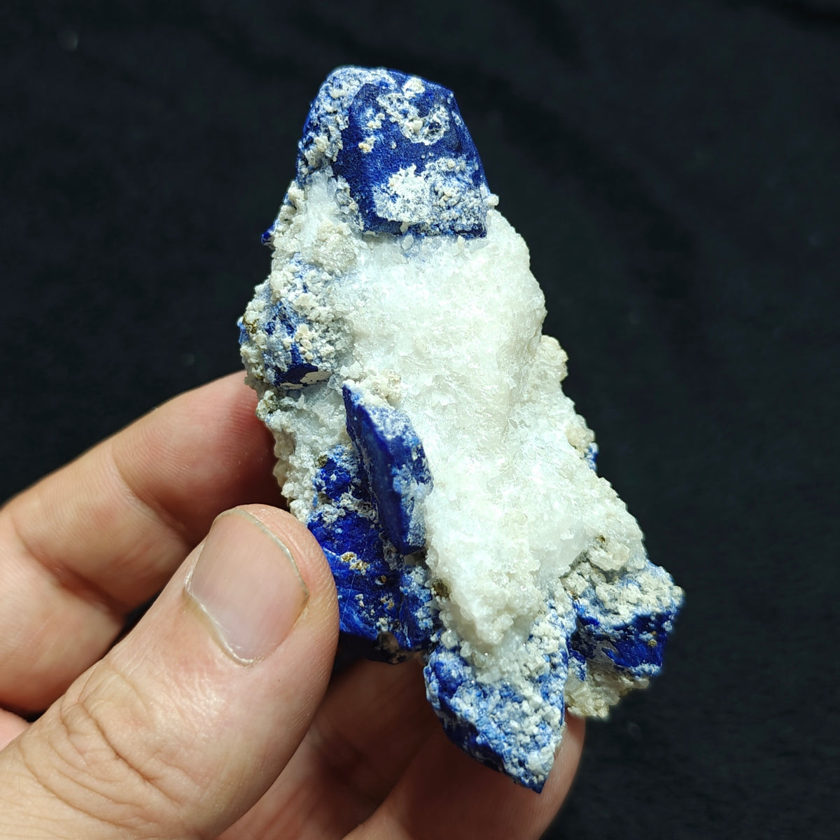 Natural Lazurite/afghanite on matrix with Pyrite 90 grams