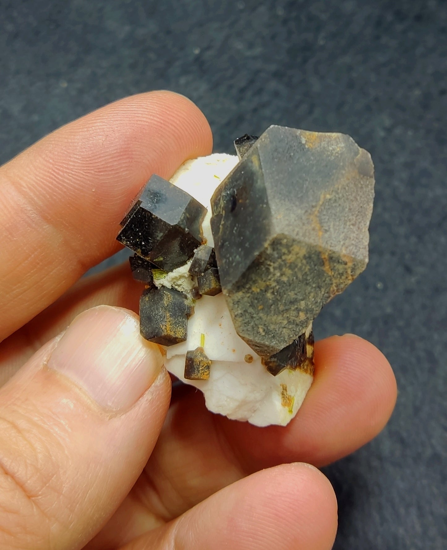 Garnet variety andradite on matrix 34 grams