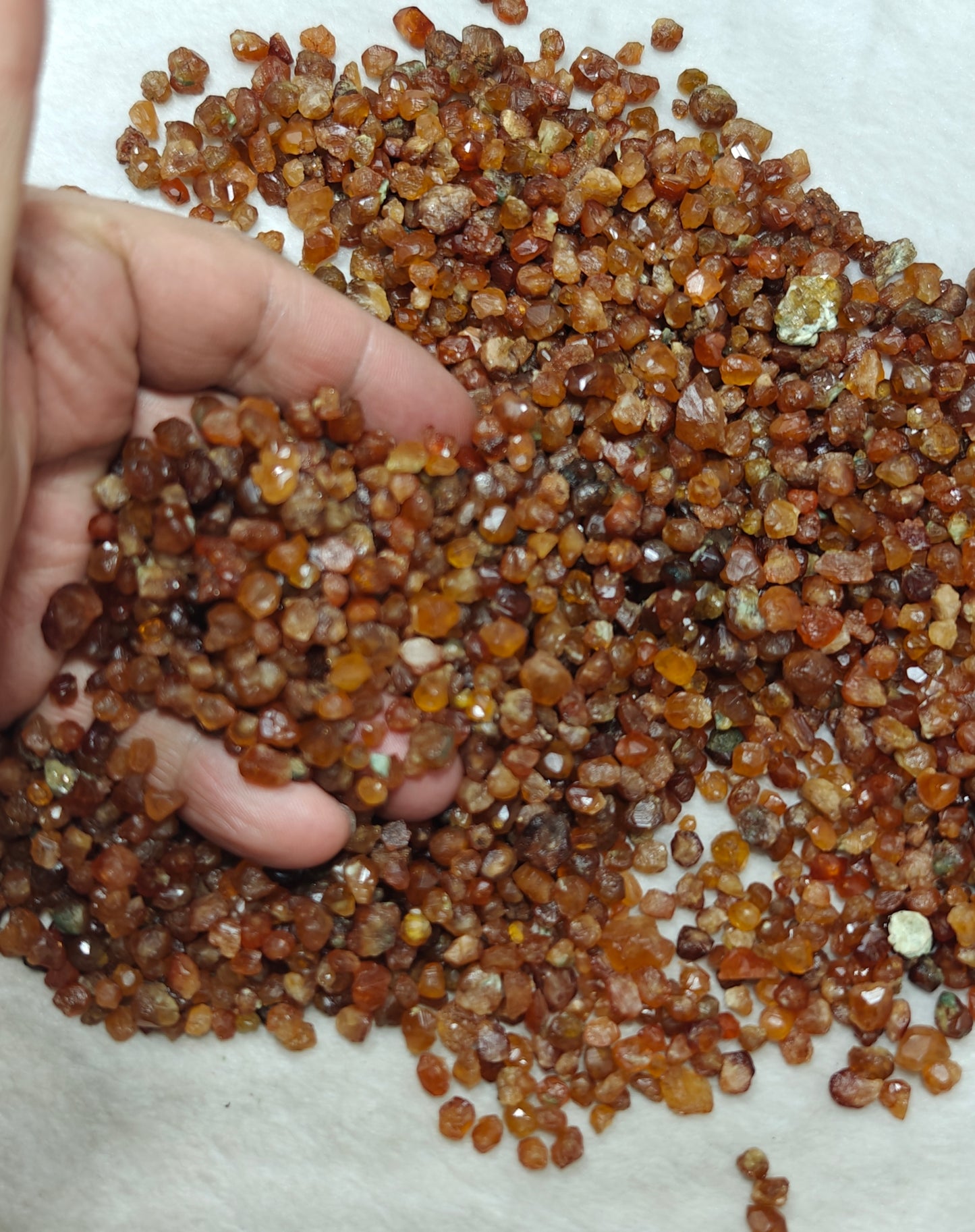 500 grams grossular garnet collection
