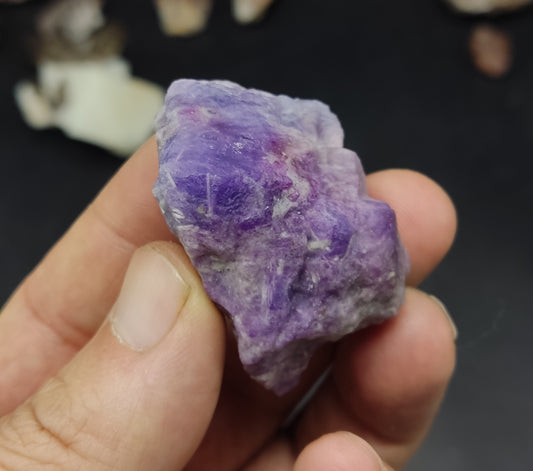 An amazing specimen hackmanite on matrix highly Tenebrescent 34 grams