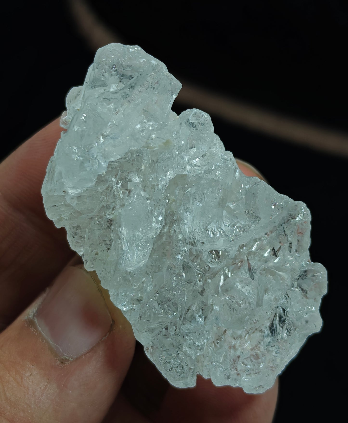 Natural etched pollucite 56 grams