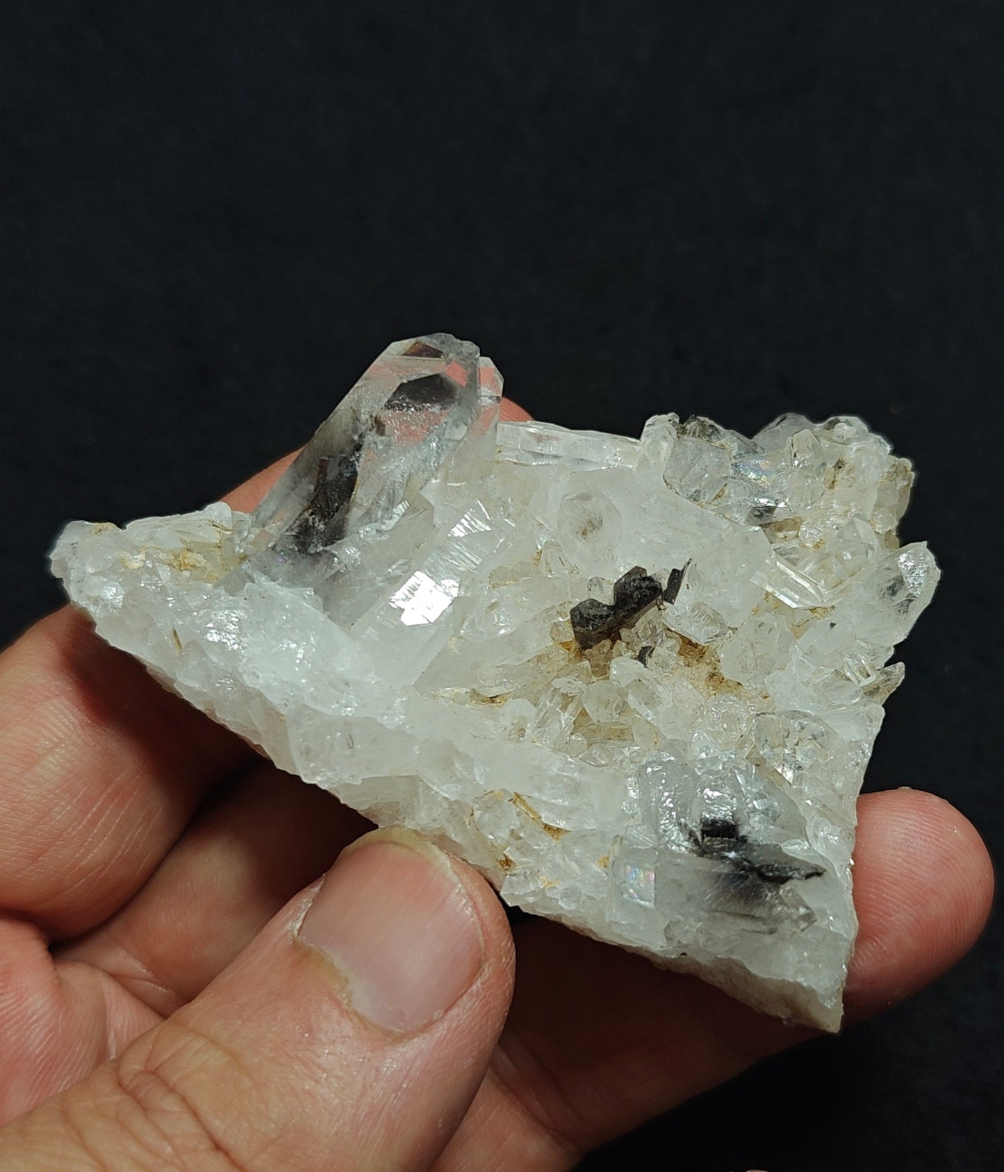 Terminated brookite Quartz Crystals specimen 62 grams