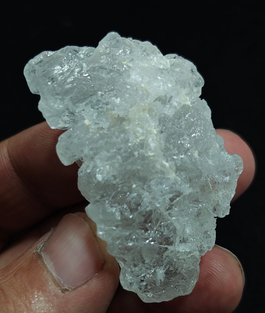 Natural etched pollucite 56 grams