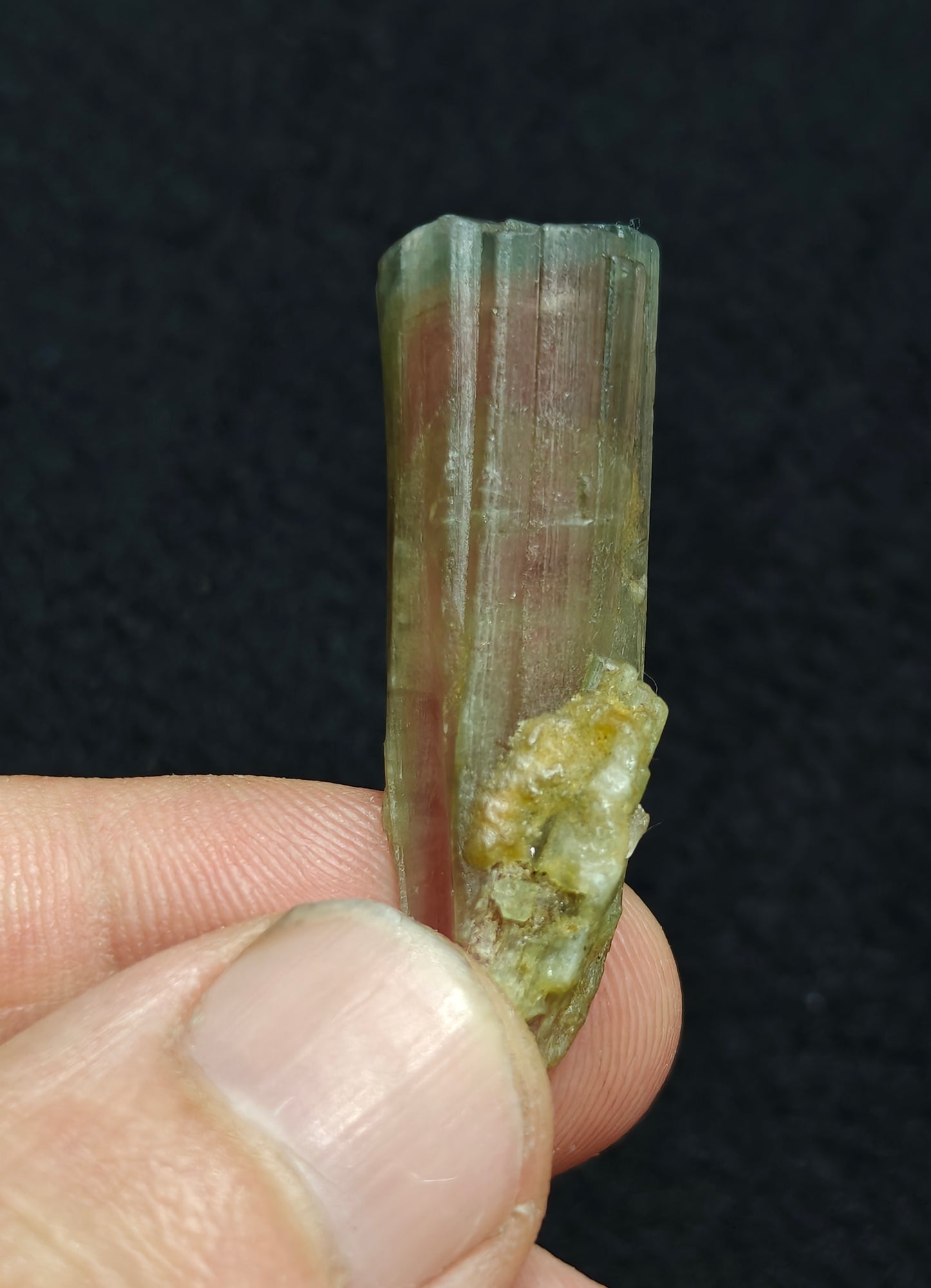 Natural watermelon Tourmaline crystal 45 carats