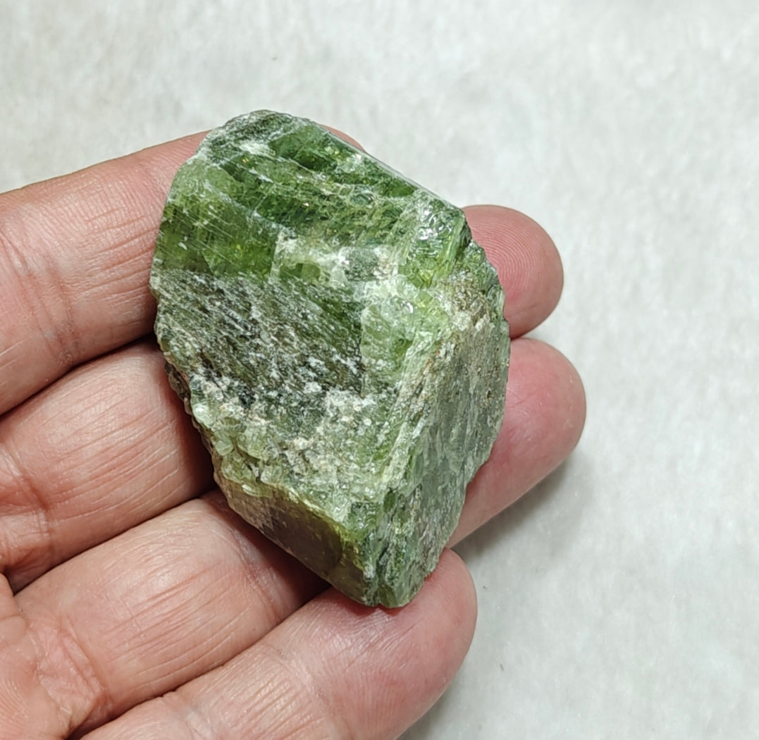 An amazing terminated diopside crystal 77 grams