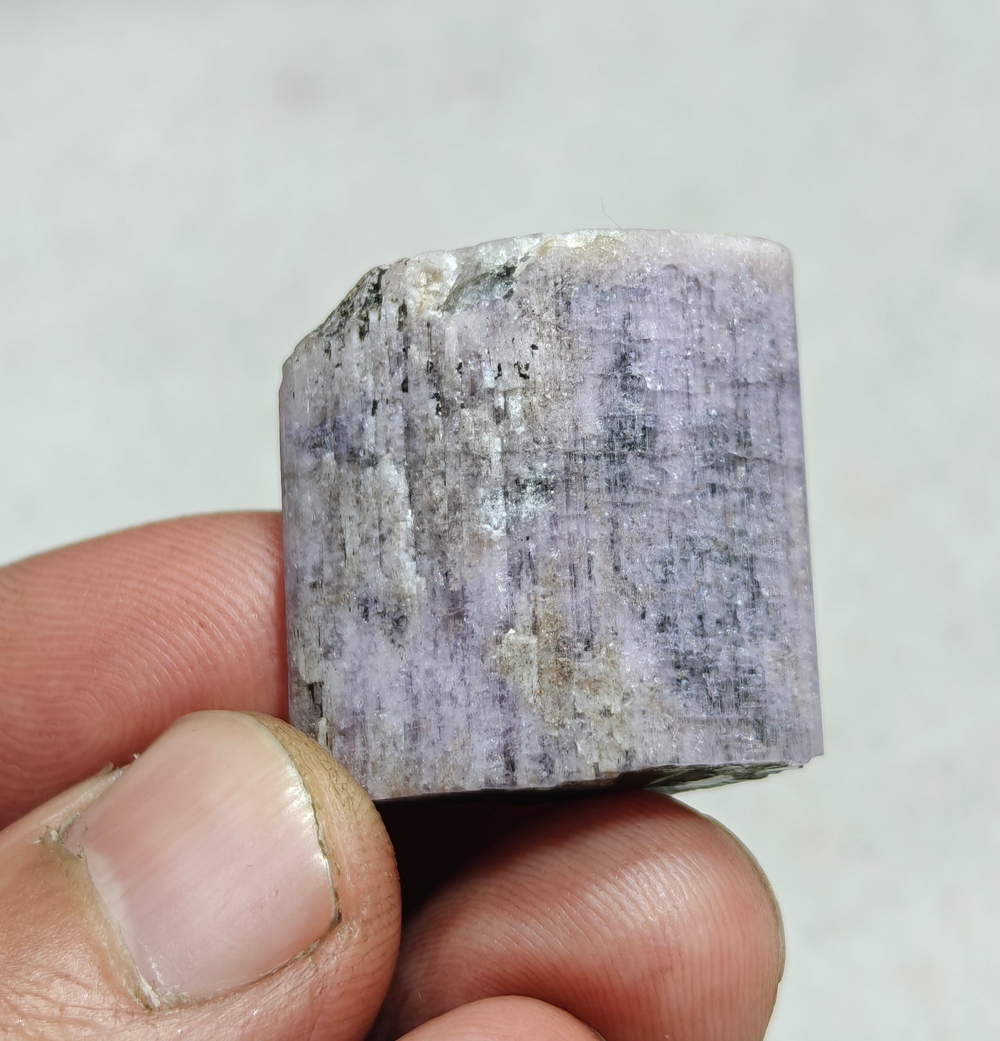 2nd generation purple over yellow fluorescent apatite 22 grams