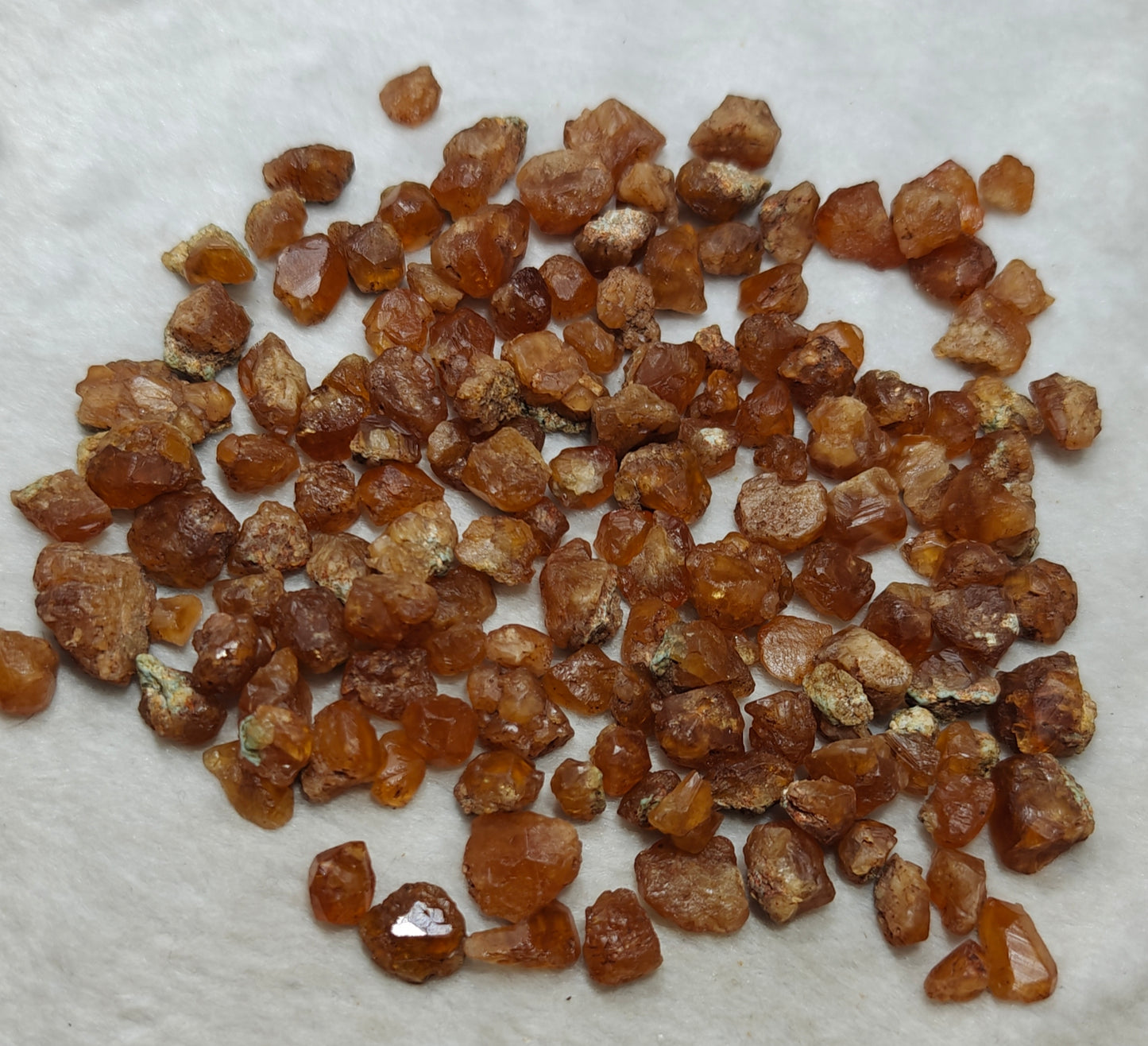 Natural grossular garnet collection 120 grams