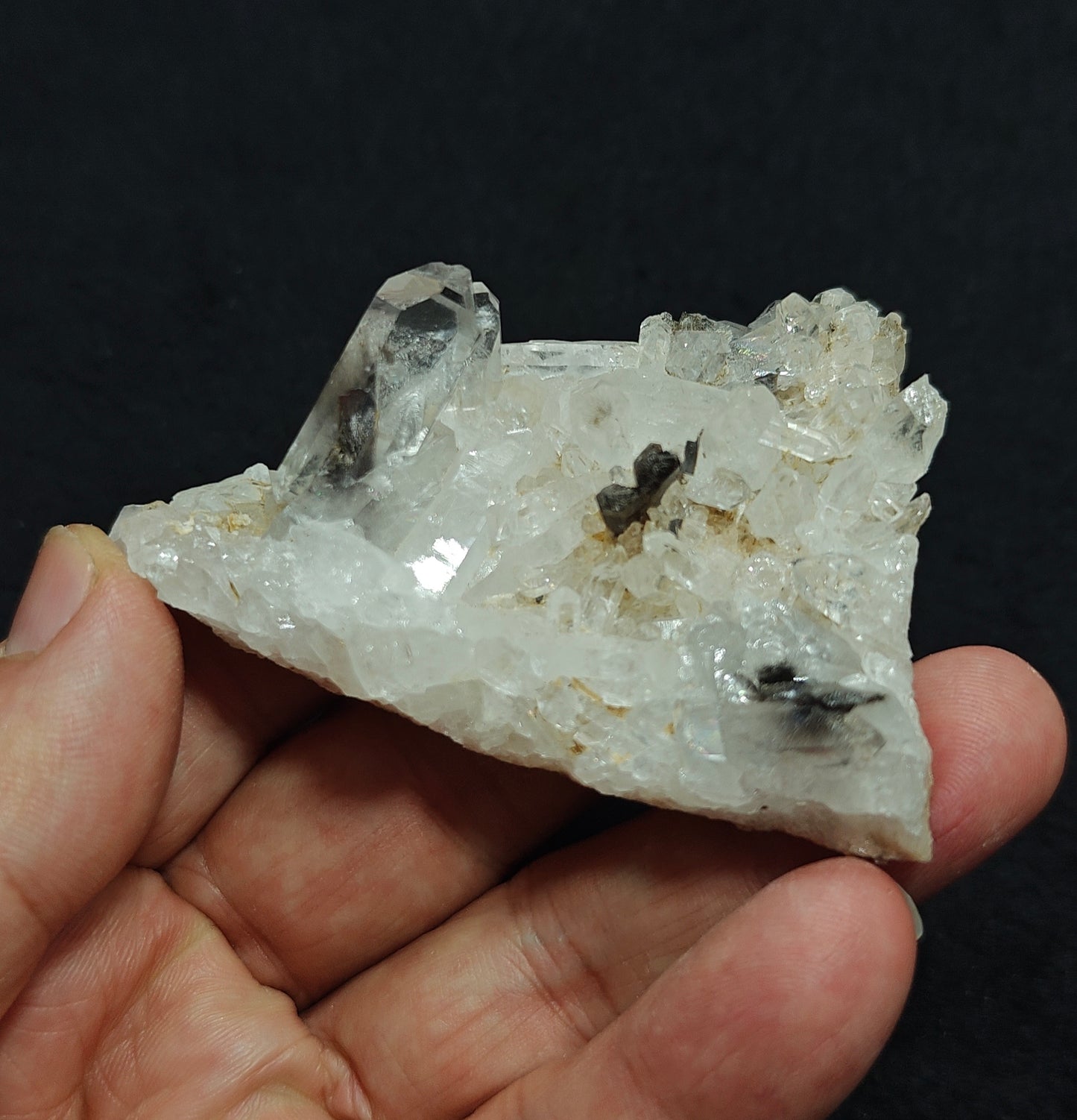 Terminated brookite Quartz Crystals specimen 62 grams