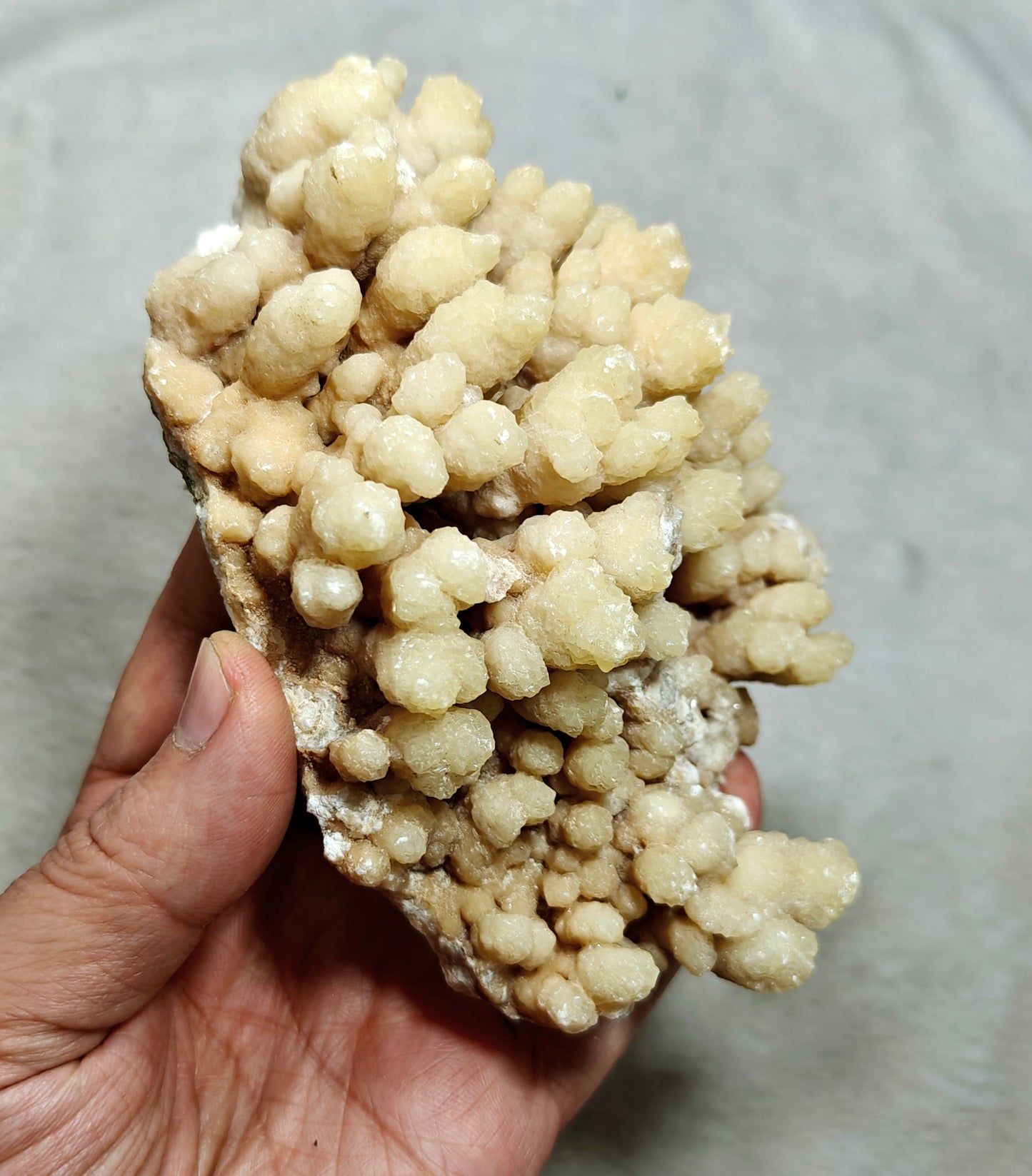 Natural aragonite crystals cluster flower shape 536 grams