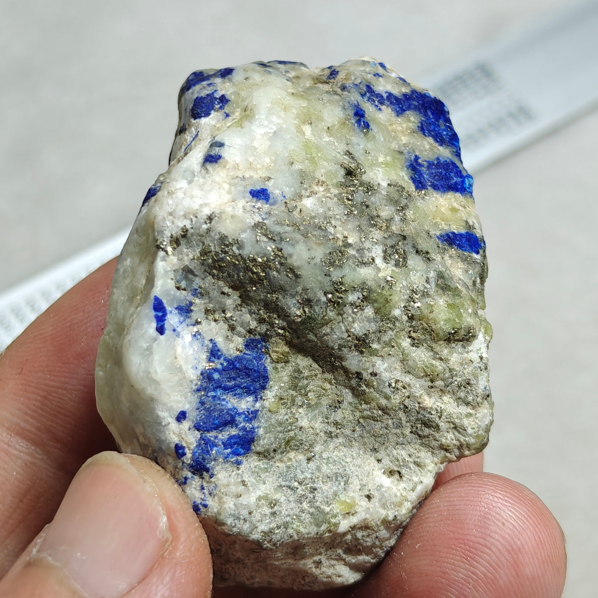 Lazurite in matrix with pyrite 99 grams