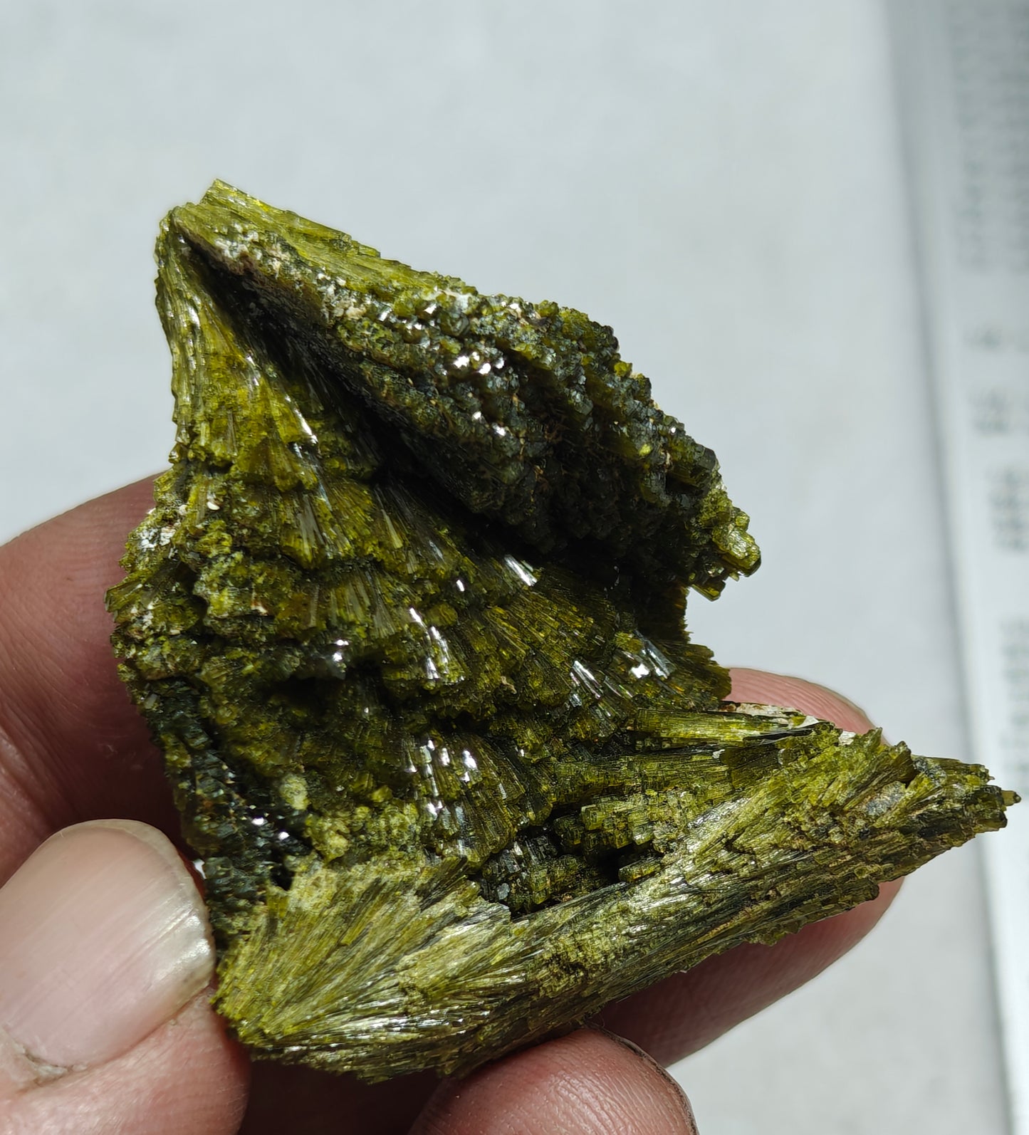 Natural Epidote cluster spray 35 grams