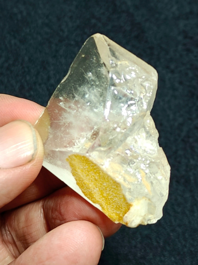 Single beautiful terminated Topaz crystal 53 grams
