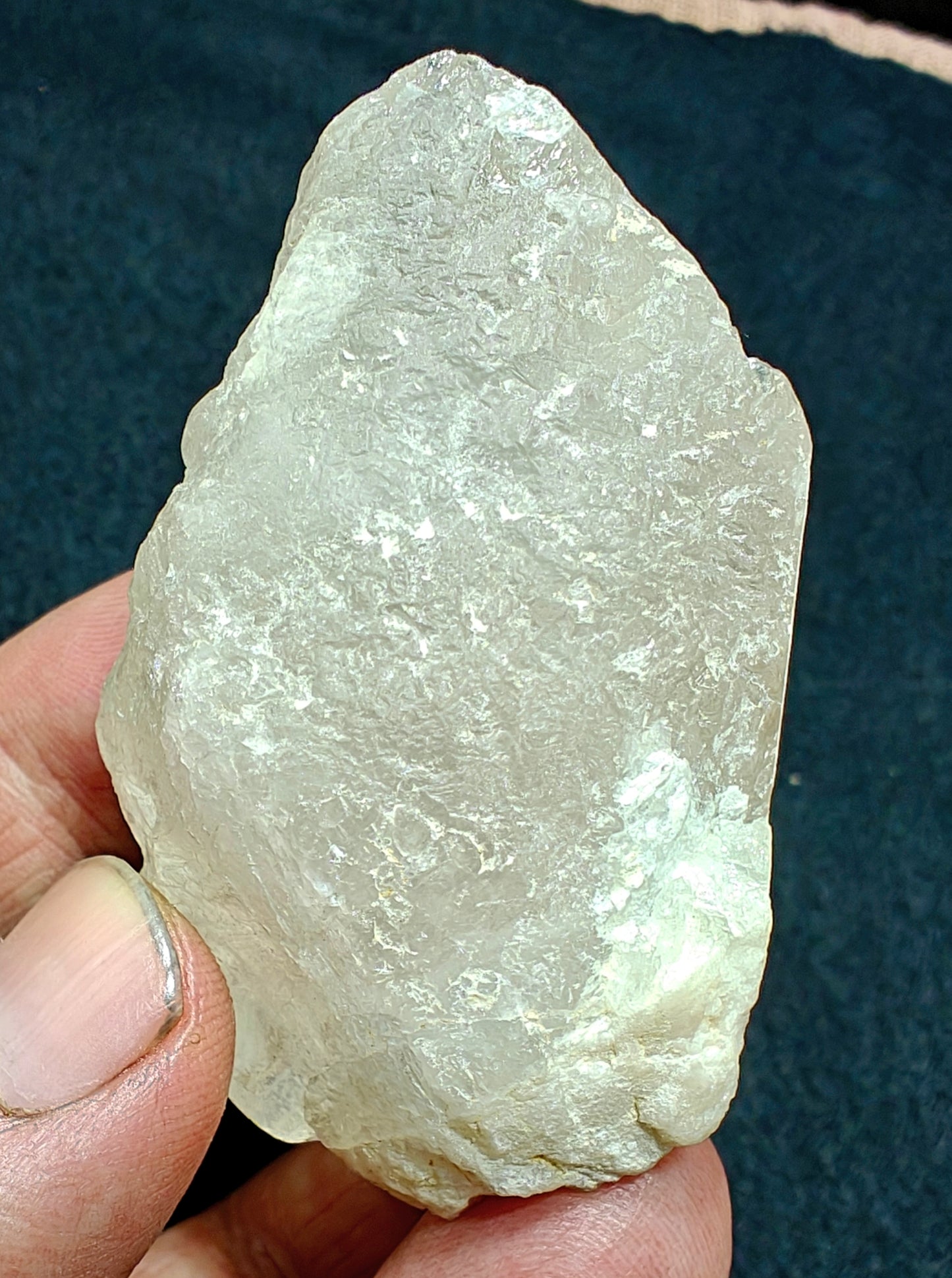 Single beautiful terminated Topaz crystal with Albite attachment 117 grams